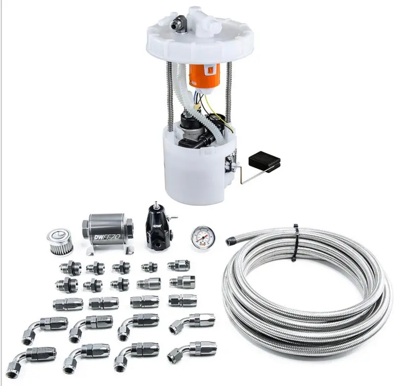 Dw400 Pump Module + Return Kit Ss Cpe For 8Th Gen 2006-11 Honda Civic Si K20 1