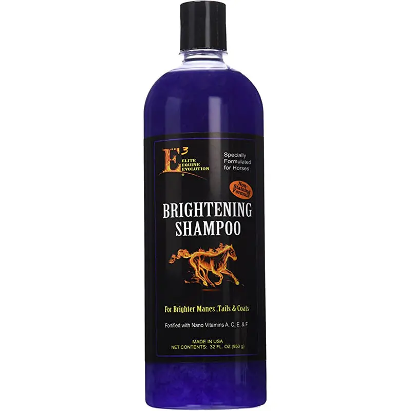 E3 Elite Equine Evolution Brightening Shampoo 32Oz. 1