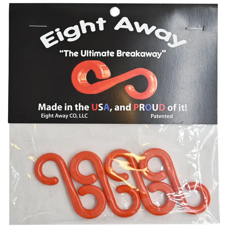 Eight Away Breakaway "S" Clips Pkg Of 4 1