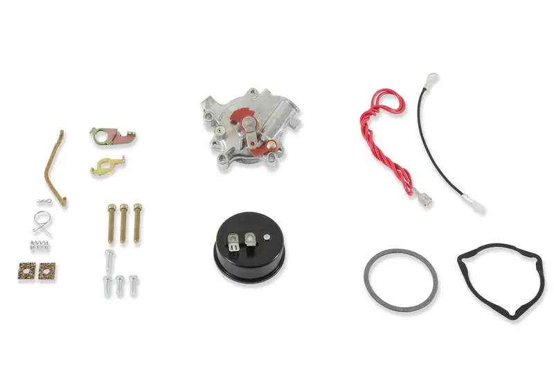 Electric Choke Conversion Kit Shiny Finish W/Internal Vacuum Source 1