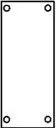 End Plate, Prl-970 Series, Blank, Without Mounting Screws 1