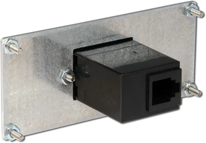 End Plate With 4P4c/Dc Power Panel Mount Insert And Mounting Hardware 1