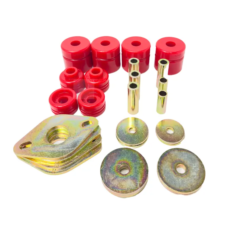 Energy Suspension 00-06 Toyota Tundra Leaf Spring Bushing Set - Red 1