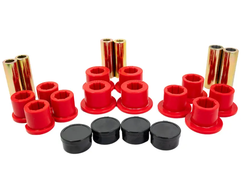 Energy Suspension 15-19 Silverado/Sierra Rear Leaf Spring Bushing Set - Red 1