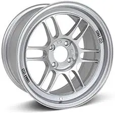 Enkei Rpf1 15X8 4X100 28Mm Offset 5 Hub Bore Silver Wheel - 11.64Lbs 1