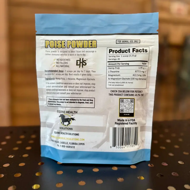 Equine Health Solutions Poise Powder- 45 Servings 2