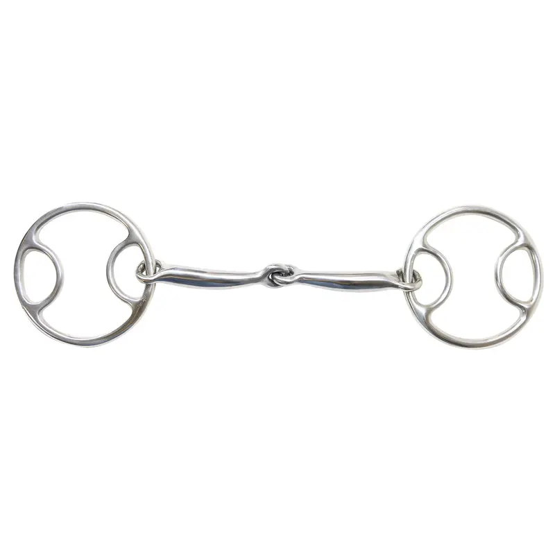 Equisential Fixed O-Ring Smooth Snaffle Bit 2