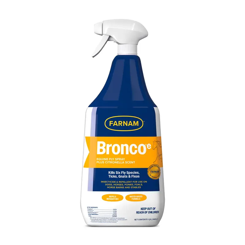 Farnam Bronco Fly Spray Plus Citronella Scent- 32Oz 1