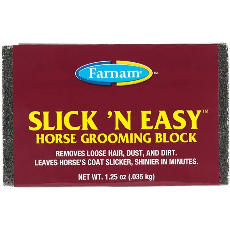 Farnam Slick 'N Easy Horse Grooming Block 1