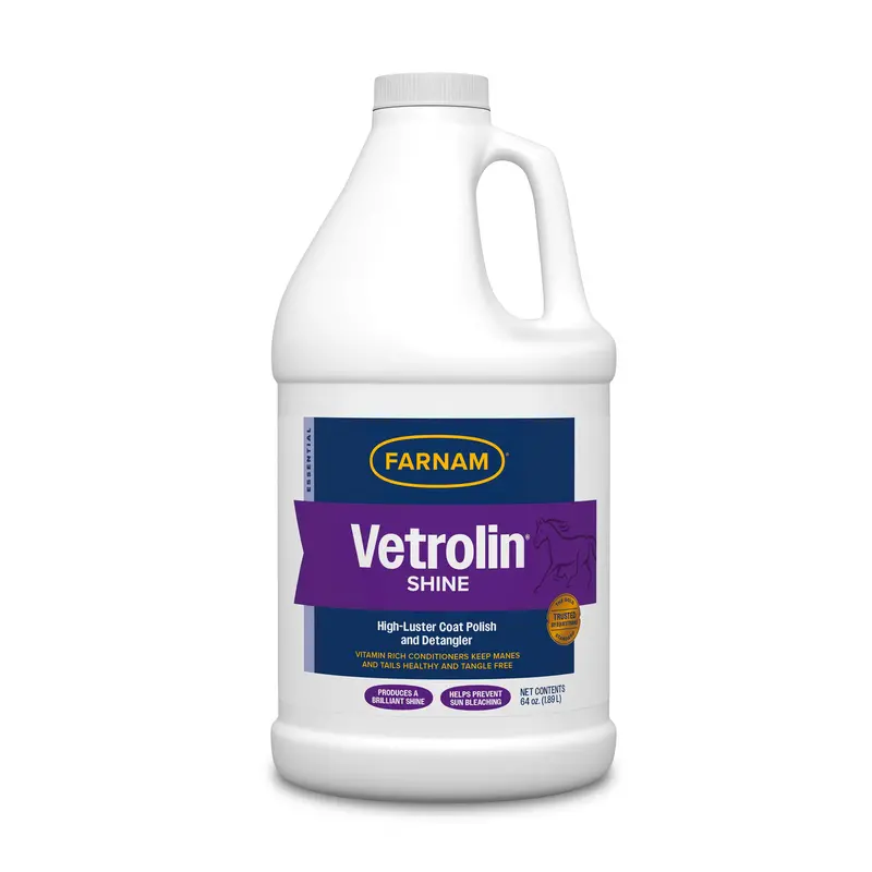 Farnam Vetrolin Shine High-Luster Coat Polish And Conditioner- 64 Oz 1