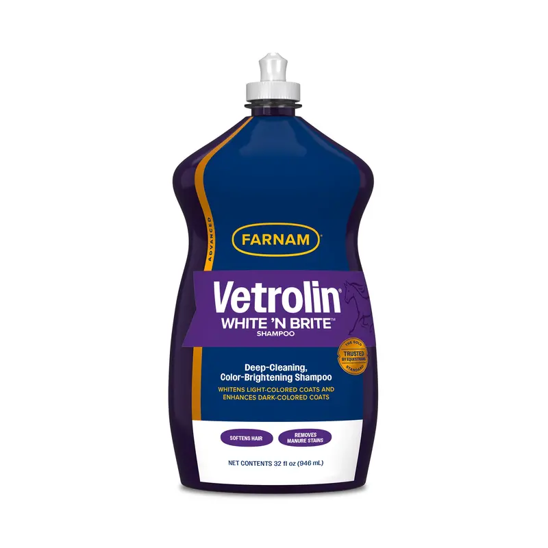 Farnam Vetrolin White 'N Brite Deep-Cleaning Color-Brightening Shampoo- 32Oz. 1
