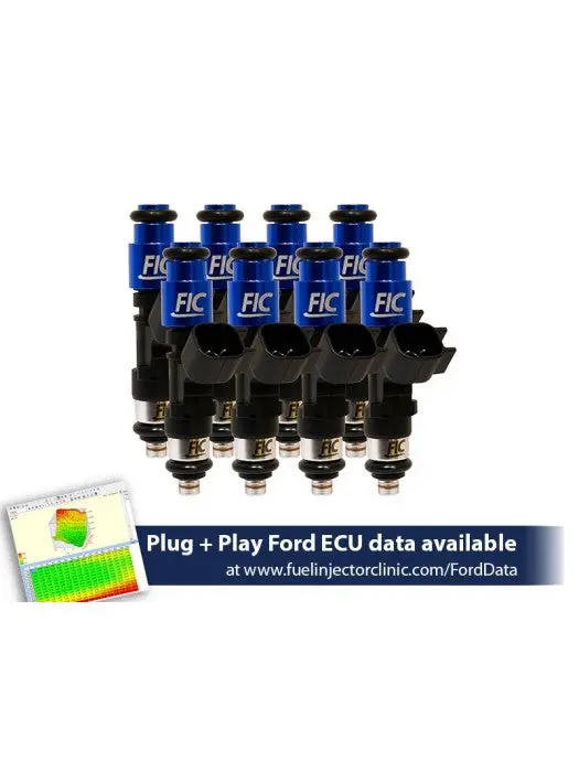 Fic 1000Cc Injector Set High Z (2005-2024 Mustang Gt / Gt350 / Boss 302 / 99-04 Cobra / 2011-2020 F-150 5.0L) Is403-1000H 1