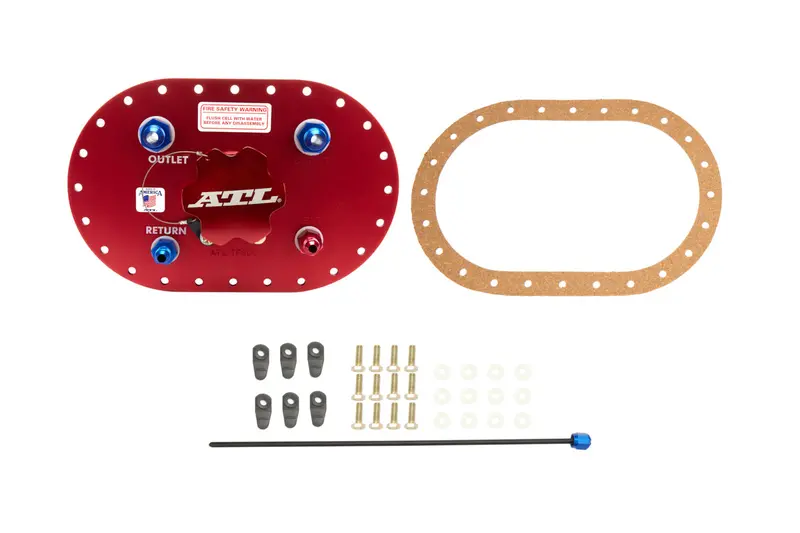 Fill Plate Alum. W/Flap Valve -8An Fitting 1