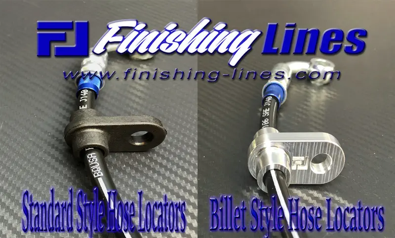 Finishing Lines 96-00 Ek Civic Caliper Hose Set - Rear Drum - Non Abs 2