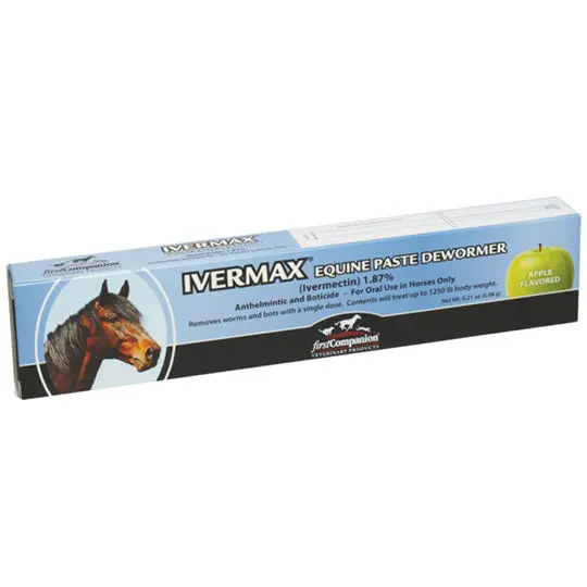 First Companion Ivermax 1.87% Ivermectin Dewormer Paste 1