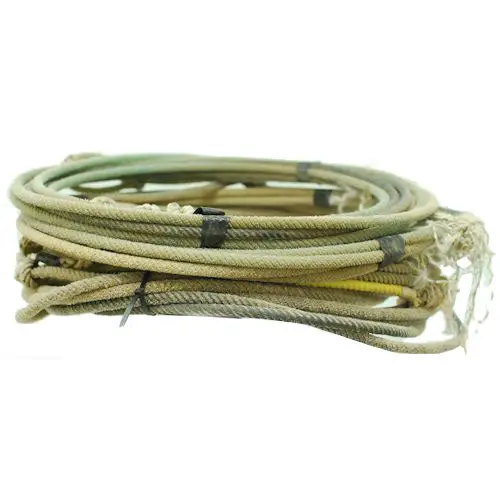 Five (5) Used Lariat Team Ropes Good For Decor Or Roping Practice 30' To 35' 1