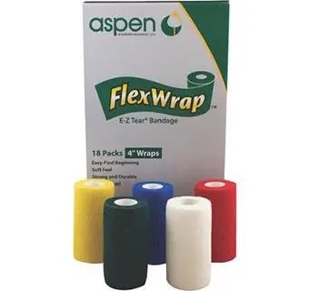 Flexwrap Ez Tear 4" Vet Wrap- Assorted Colors 1