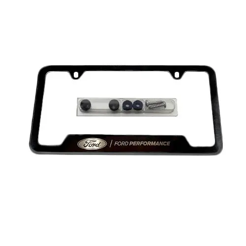 Ford Performance Stainless Steel License Plate Frame-Black 1