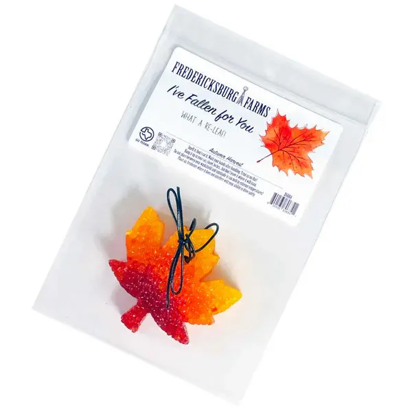 Fredericksburg Farms Autumn Harvest Leaf Air Freshener 1
