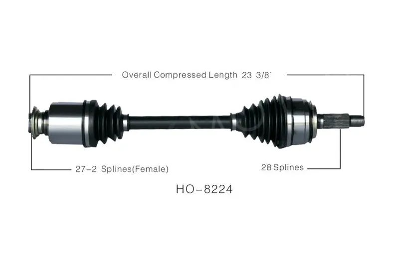 Fvp 06-11 Honda Civic Si Passenger Side Axle Cv Shaft 1
