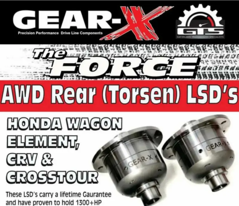 Gear-X The Force B/K/D Awd Rear Torsen Lsd 2