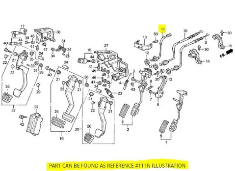 Genuine Acura Integra Type R Throttle Cable 1