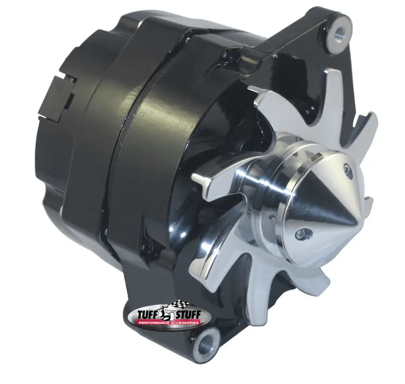 Gm Alternator Silver Bul Let 140 Amp 1-Wire Black 1