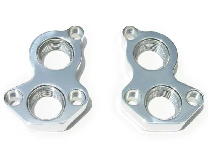 Gm Ls Block Adapter - Polished 1