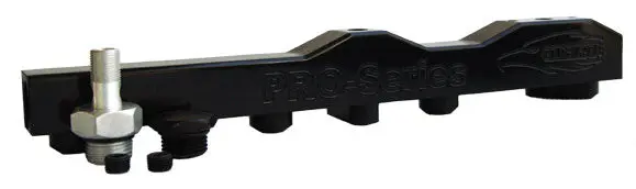 Golden Eagle Mfg Honda/Acura B Series Gem Fuel Rail Black -6An 1