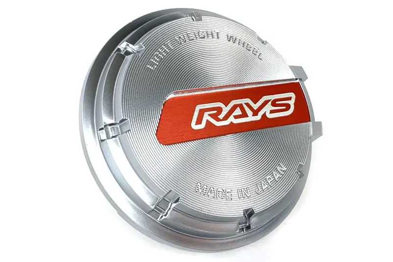 Gram Lights 57Cr / 57Dr Center Cap Silver Chrome Base W/ Red Accent 1