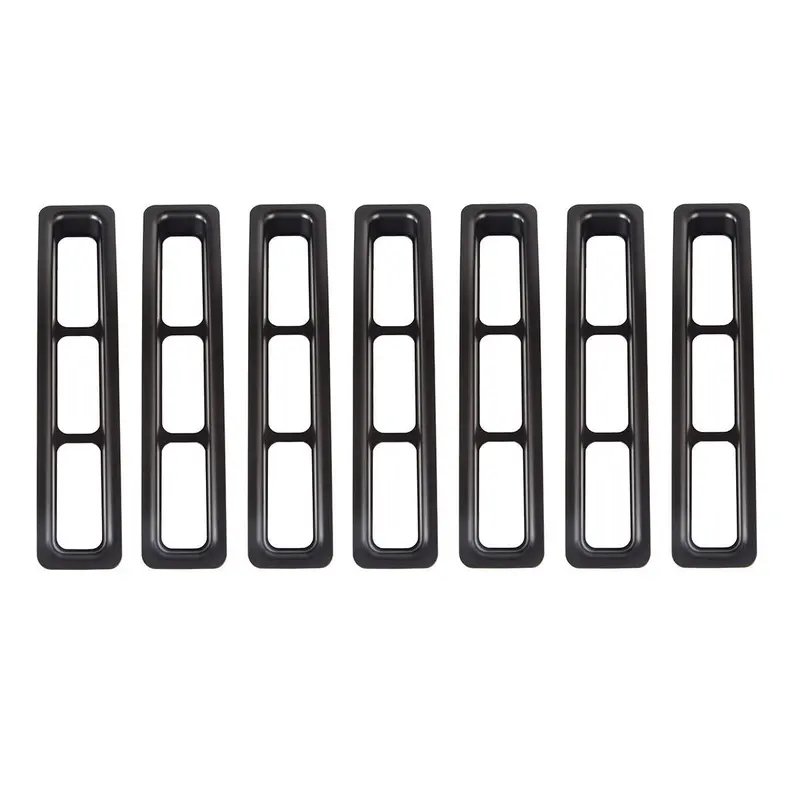 Grille Inserts Black 97- 06 Jeep Wrangler Tj 1