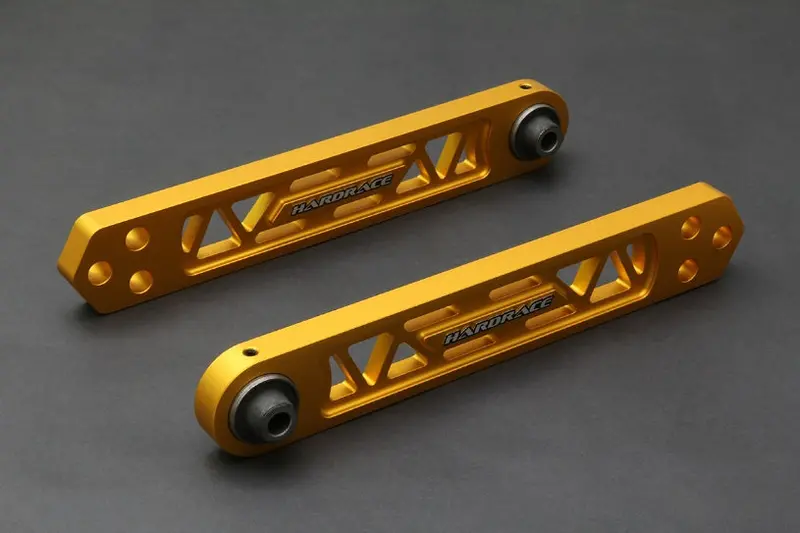 Hardrace Rear Lower Arms Gold (Harden Rubber Bushings) 02-05 Civic Si | 01-05 Civic Hardrace Rear Lower Arms Gold (Harden Rubber Bushings) 02-05 Civic Si | 01-05 Civic 1