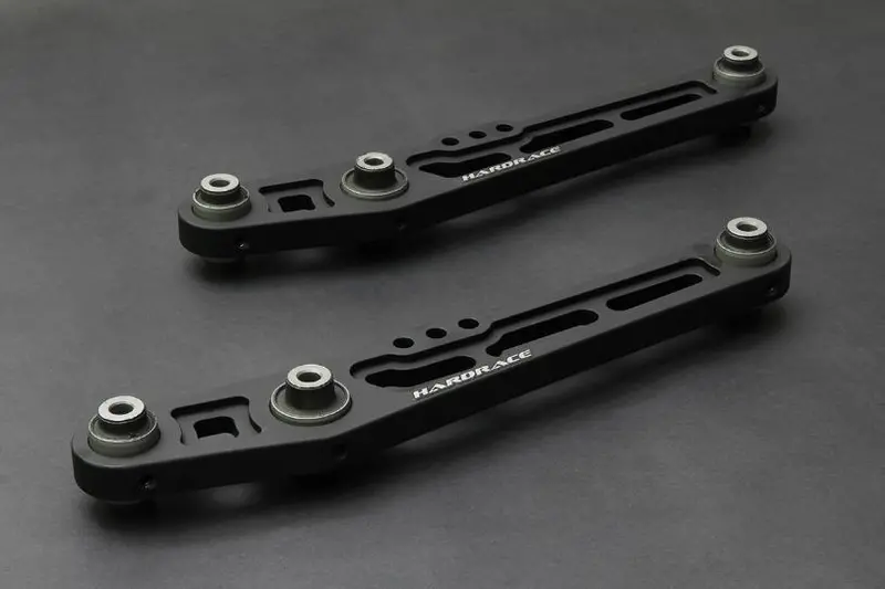 Hardrace Rear Lower Control Arms - Civic Eg Ef | Integra Da Dc2 (Except Type R) Black (Harden Rubber) 2Pcs/Set 1