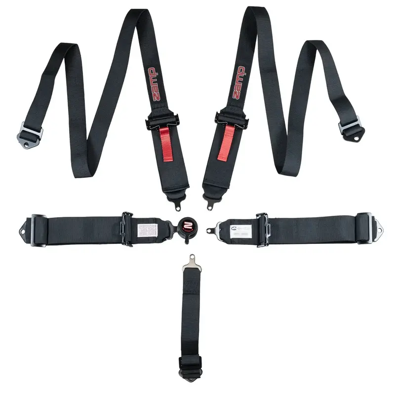 Harness 5Pt Black Cam L 2 In Shoulder Sfi 16.1 1
