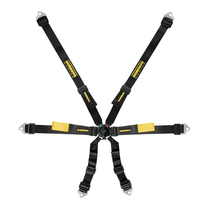 Harness 6Pt Enduro Black Shoulder & Lap 1