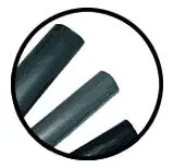 Heat Shrink Tubing Black - 3/8" - (3X) - 4 Feet 1