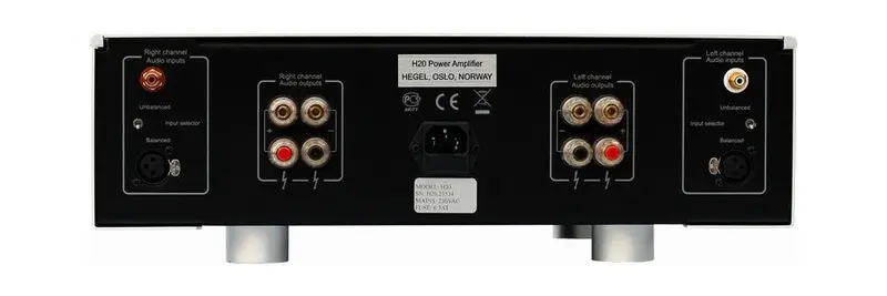 Hegel H20 Power Amplifier - Black 2
