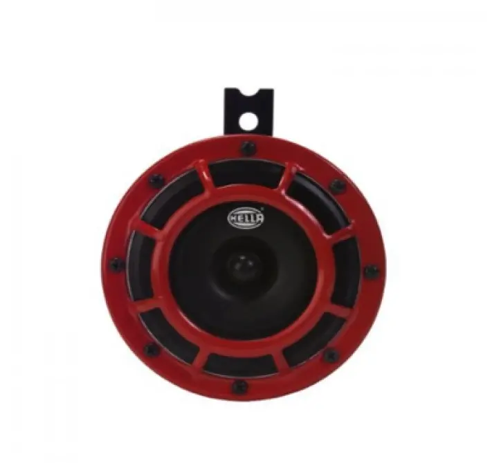 Hella 500 Hz Supertone High-Tone Horn 12V With Bracket - H31631021 1