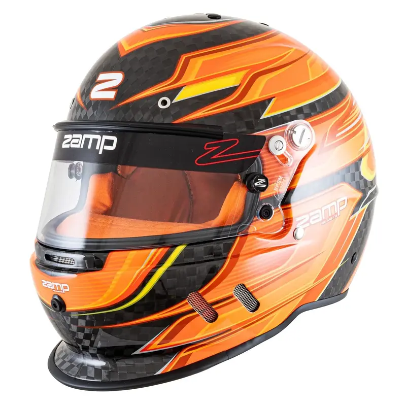 Helmet Rz-67D Large Carbon Flo Org/Yl Sa2025 1