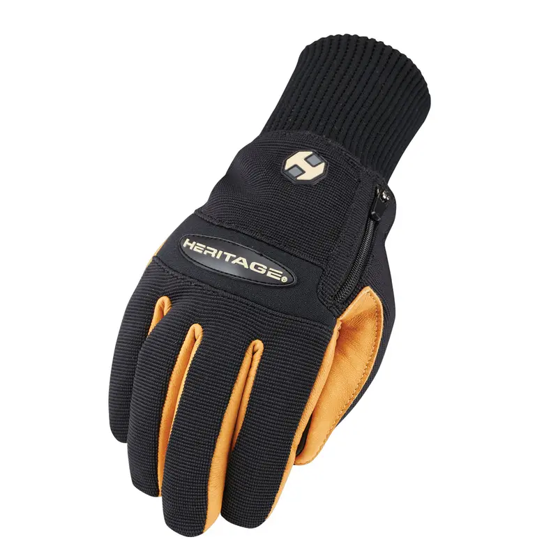 Heritage Winter Work Glove- Black/Tan 1