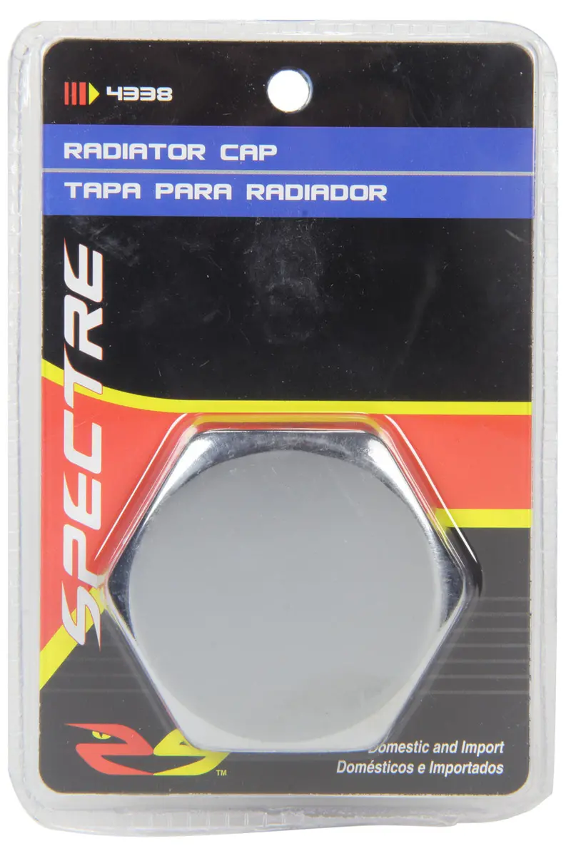 Hex One-Piece Radiator Cap- Chrome 1