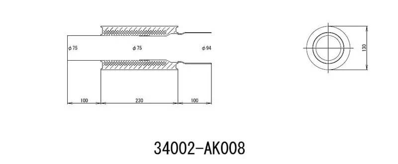 Hks Universal Ex H/M Sus 130-75 2