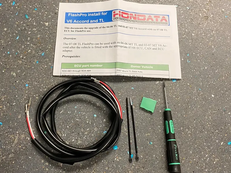 Hondata Flashpro Tl 2006 Mt Type S - Can Wiring 2