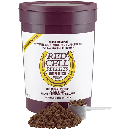 Horse Health Products Red Cell Vitamin, Iron And Mineral Pelleted Supplement- 4Lbs 1