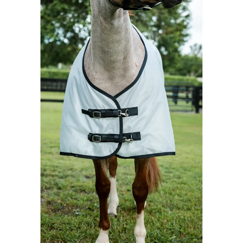 Horseware Amigo Quarter Horse Plus Fly Sheet- Silver/Black 3