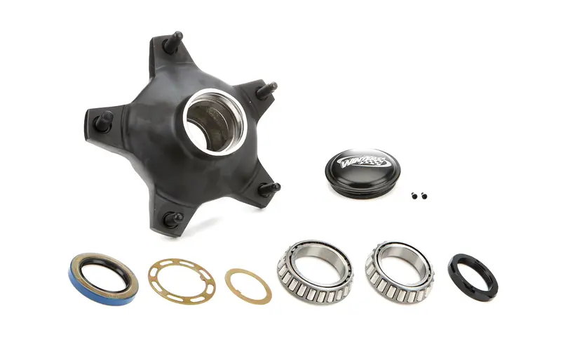 Hub Kit Front Wide 5 Snap Cap Perm Mold Alum 1