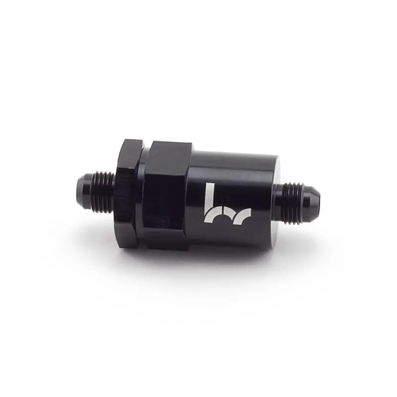 Hybrid Racing Black Inline Fuel Filter -6An To -6An (Universal) 1