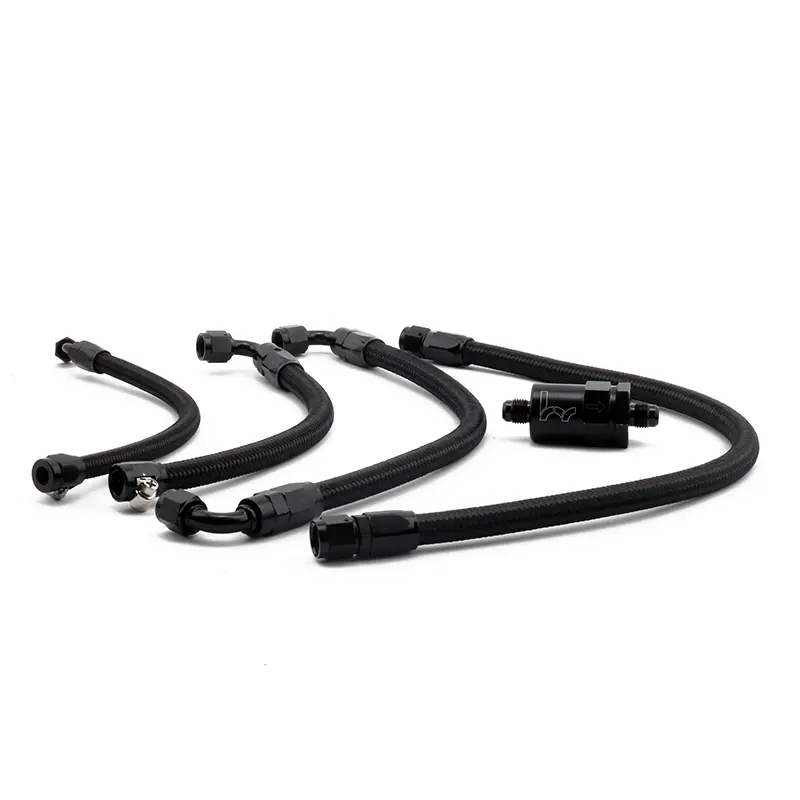 Hybrid Racing K-Series Swap Tucked Fuel Line Kit (92-00 Civic & 94-01 Integra) 2