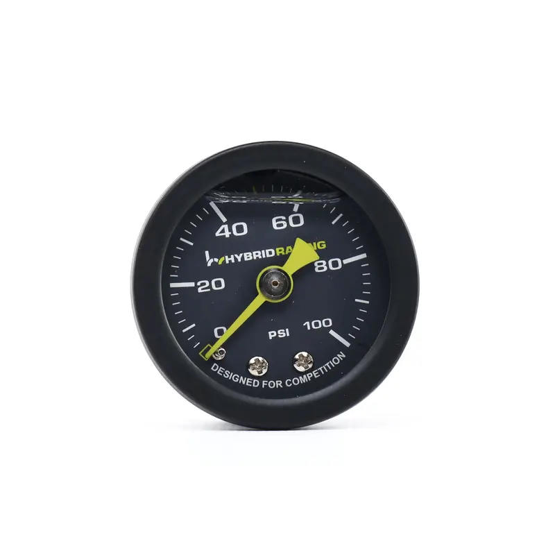 Hybrid Racing Liquid Filled Fuel Pressure Gauge V2 (Universal) 1