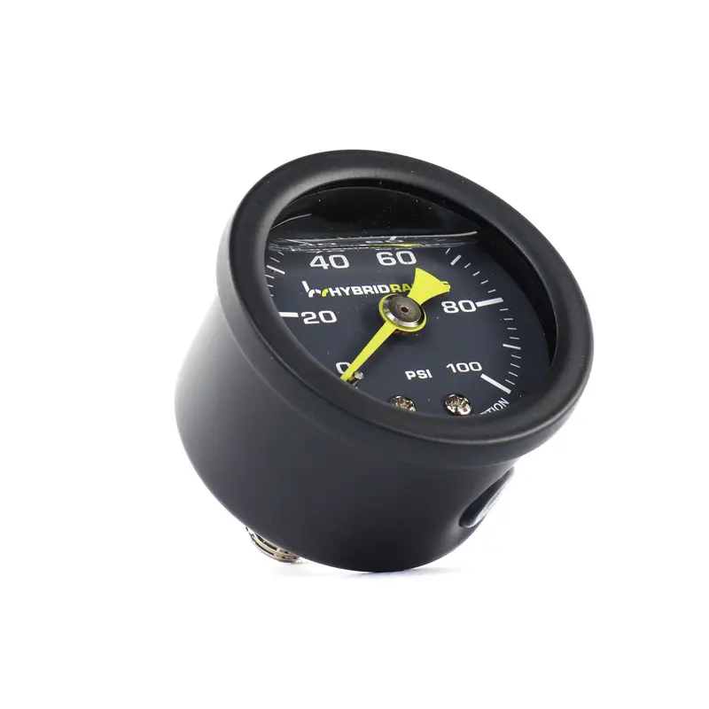 Hybrid Racing Liquid Filled Fuel Pressure Gauge V2 (Universal) 2